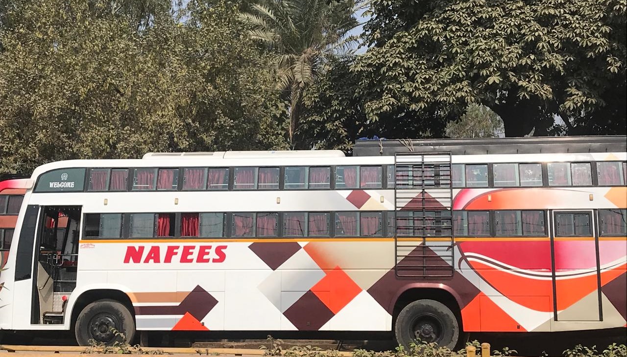 Sentro Bus - Buses parked on the ground